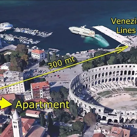 Arena Design Apartments With Free Private Parking And With A Terrace Pula Exterior photo